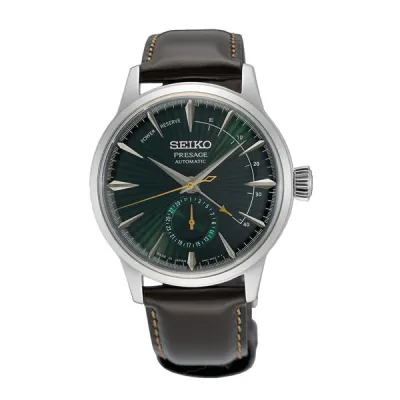 Seiko Ανδρικό ρολόι Presage Αυτόματο Δερμάτινο λουράκι SSA459J1