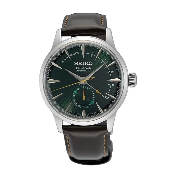 Seiko Ανδρικό ρολόι Presage Αυτόματο Δερμάτινο λουράκι SSA459J1