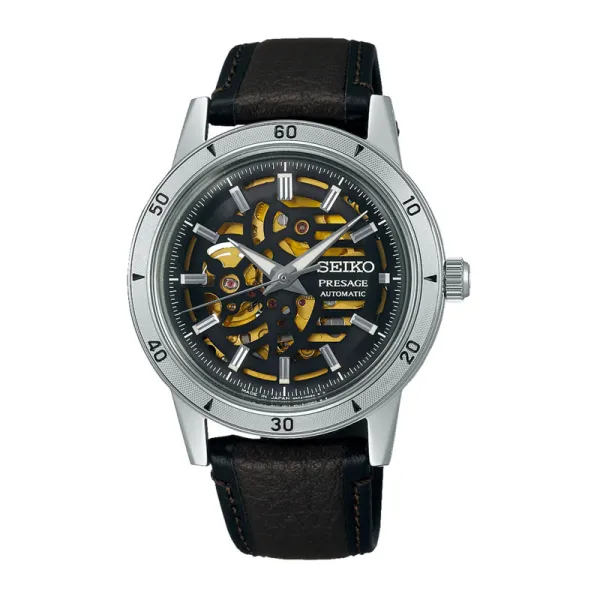 SEIKO Αυτόματο Ρολόι Presage Style 60s στυλ 39,5mm SSA461J1