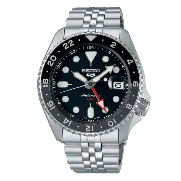 Ρολόϊ Seiko 5 Sports GMT Δεύτερη Χρονική Ζώνη SSK001K1