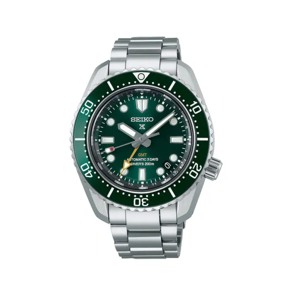 SEIKO Ρολόι από ανοξείδωτο χάλυβα Prospex Πράσινο GMT SPB381J1