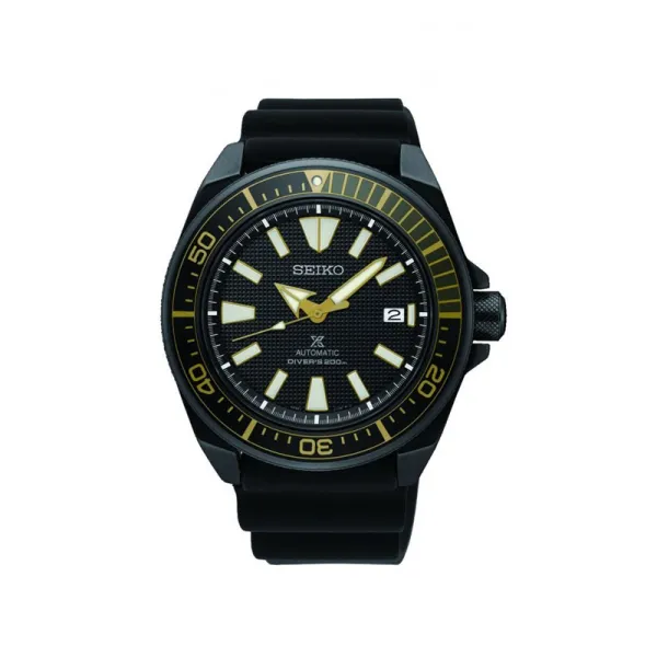 Ρολόι Seiko Prospex Automatic με μαύρο λουράκι και ημερομηνία SRPF07K1