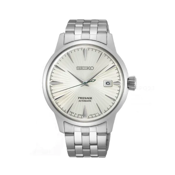 Seiko Ανδρικό ρολόι Κοκτέιλ Presage χρόνος "The Martini" Χάλυβας SRPG23J1