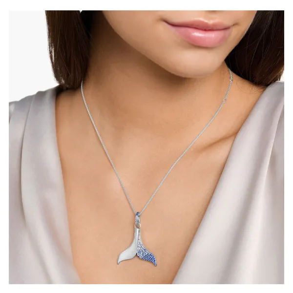 Κρεμαστό ουραίο πτερύγιο με μπλε πέτρες THOMAS SABO 