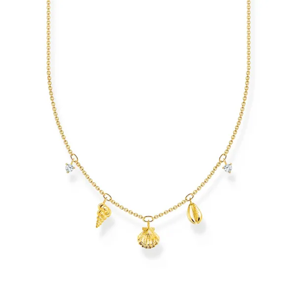 Thomas Sabo Κολιέ με κοχύλια χρυσό KE2158-414-14-L45V
