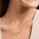 Thomas Sabo Κολιέ με κοχύλια χρυσό KE2158-414-14-L45V