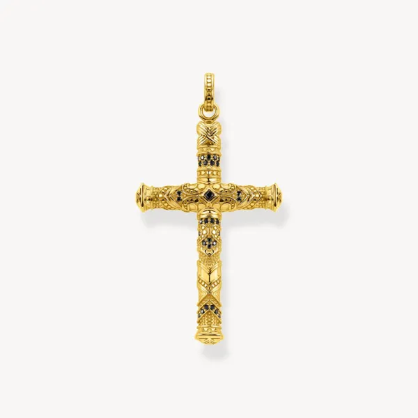 Thomas Sabo Μενταγιόν Σταυρός χρυσός PE909-414-39