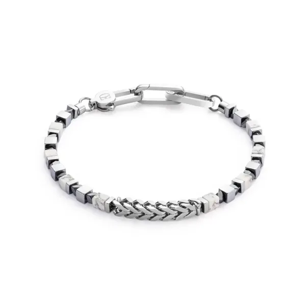 COEUR DE LION Βραχιόλι Αλυσίδα λευκό-ασημί 0906301400