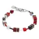 Coeur De Lion Βραχιόλι GeoCUBE® κόκκινος-αιματίτης 4014300312