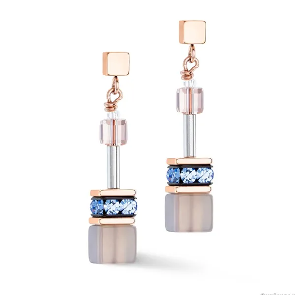 COEUR DE LION GeoCUBE Σκουλαρίκια 4905/21-0738