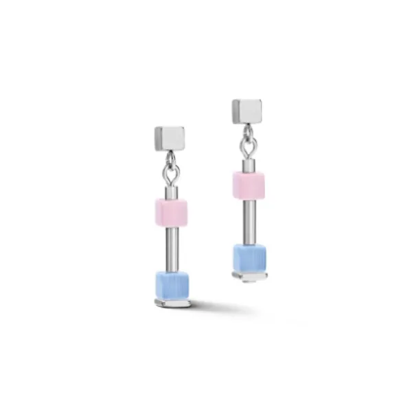 COEUR DE LION GeoCUBE Σκουλαρίκια 5028/21-0719