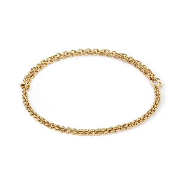 COEUR DE LION Κολιέ Διχτυωτή Αλυσίδα χρυσή 0800101600