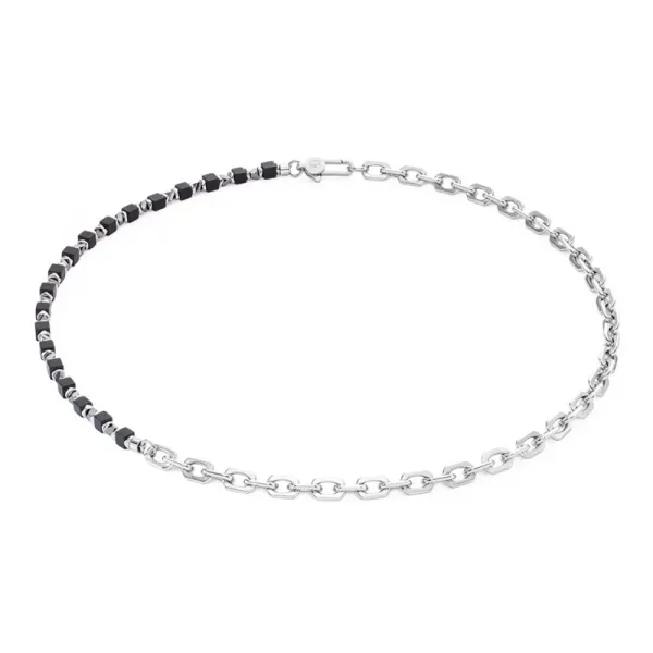 COEUR DE LION Κολιέ Αλυσίδα Mαύρo 0909101300