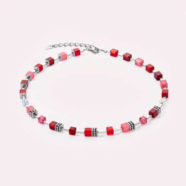 COEUR DE LION Εμβληματικό καθαρό κολιέ κόκκινο 2700100300