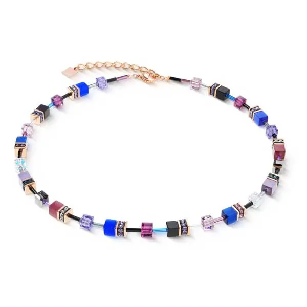 Coeur De Lion GeoCUBE® Εμβληματικό κολιέ πολύχρωμο 2838100807