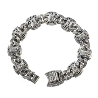 Gerochristο Βραχιόλι Γεροχρήστος Μίνωας από ασήμι 925