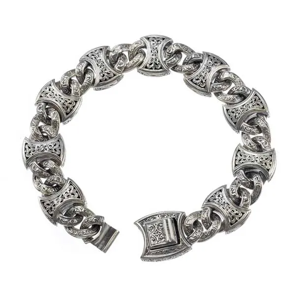 Gerochristο Βραχιόλι Γεροχρήστος Μίνωας από ασήμι 925