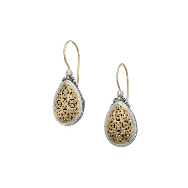 Gerochristo Μεσογειακά σκουλαρίκια σε χρυσό 18 καρατίων και ασήμι 1936