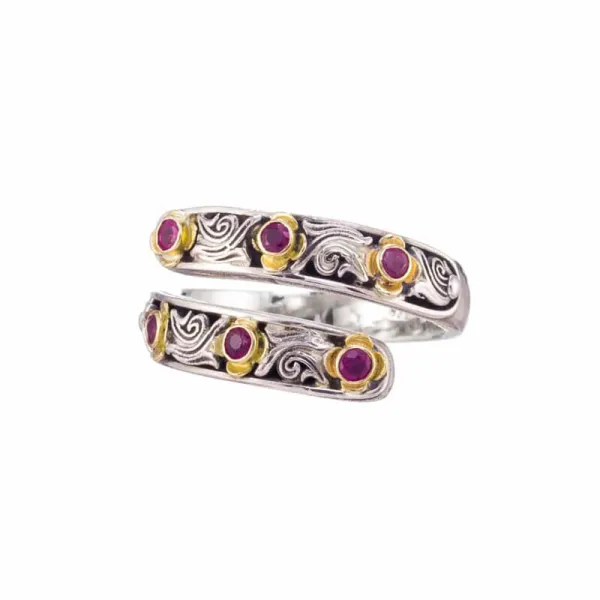 Gerochristo Nefeli Ring in 18K Gold and Sterling Silver 20122