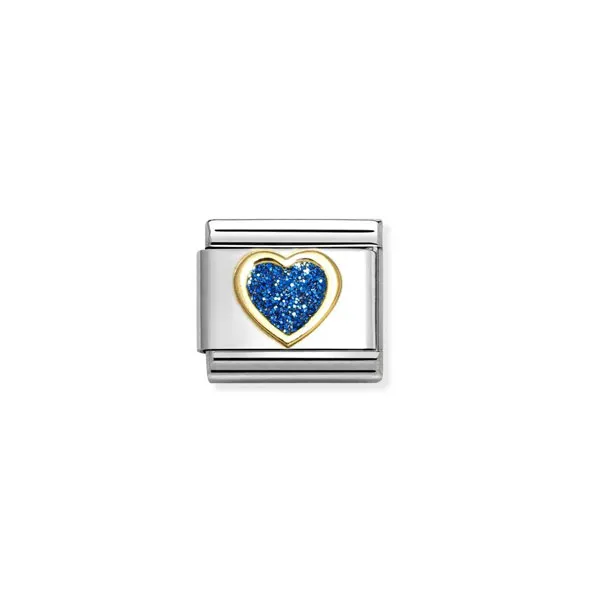 Nomination Σύνδεσμος Καρδιά Μπλε Γκλίτερ 030220/07