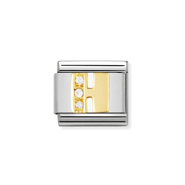 Nomination Σύνδεσμος Κλασικός Unisex Γράμμα H 030301/08