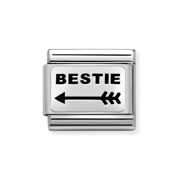 Nomination Κλασικός Σύνδεσμος Ασημένιο Γούρι Bestie 33010943