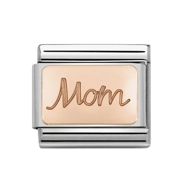 Nomination Σύνδεσμος Μαμά ροζ χρυσό 430101/33
