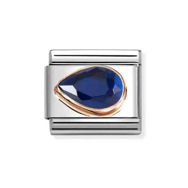 Nomination Κλασικός Σύνδεσμος Σκούρο Μπλε Σταγόνα 430605/007