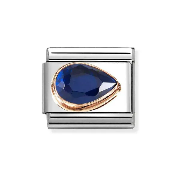 Nomination Κλασικός Σύνδεσμος Σκούρο Μπλε Σταγόνα 430606/007