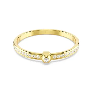 Swarovksi Βραχιόλι Στρογγυλό, Λευκό, επίχρυσο 5688493