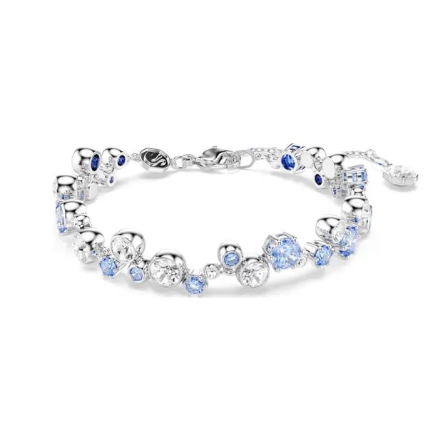 Swarovski Βραχιόλι Constella Μείξη κοπών, Μπλε, Επιμετάλλωση ροδίου 5722479