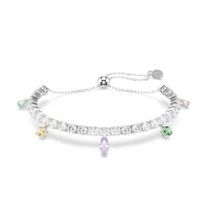 Swarovski Βραχιόλι Μείξη κοπών, Πολύχρωμο, Επιμετάλλωση ροδίου 5742463