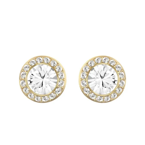 Swarovski Σκουλαρίκια σε χρυσαφί τόνο με λευκές πέτρες 5505470