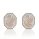 Swarovski Kαρφωτά σκουλαρίκια Υπογραφή Κύκνος, Λευκός