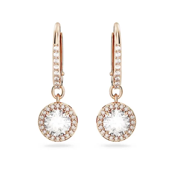 Swarovski Σκουλαρίκια, Λευκό, Ροζ επιχρυσωμένο 5638769