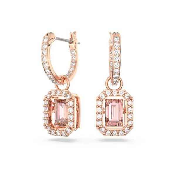 Swarovski Σκουλαρίκια, ροζ επιχρυσωμένο 5649474