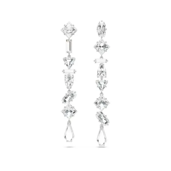 Swarovski Σκουλαρίκια, Μακρύ, Λευκό, Ρόδιο 5661687