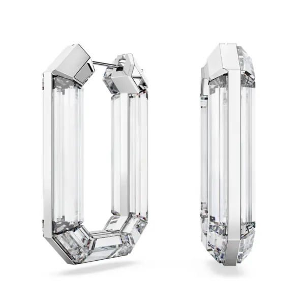 SWAROVSKI Κρίκοι Λάμπων Δήλωση, Στρογγυλής κοπής, Λευκά 5671087