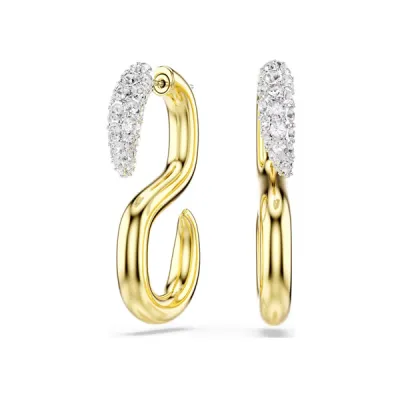 Swarovksi Σκουλαρίκια Dextera Στρογγυλή κοπή, Λευκά, Φινίρισμα από διάφορα μέταλλα 5741796