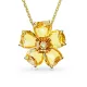 SWAROVSKI Κολιέ Florere Λουλούδι, Κίτρινο, Επιχρυσωμένο 5650570