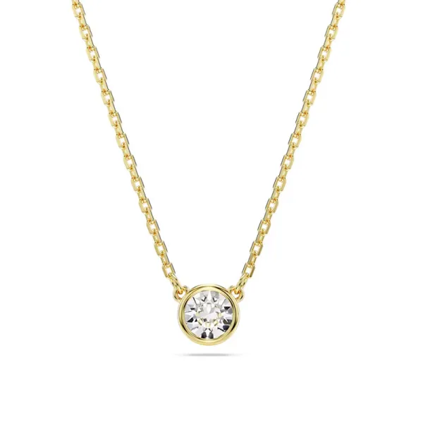 Swarovski Κρεμαστό Imber Στρογγυλό κόψιμο, Λευκό, επίχρυσο 5684511