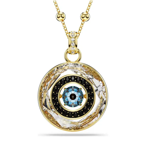 Swarovksi Μενταγιόν Symbolica Μάτι, Mεσαίο, Πολύχρωμο, Επιμετάλλωση σε χρυσαφί τόνο 5692166