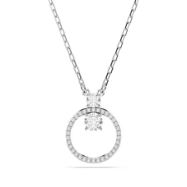 Swarovski Μενταγιόν Constella Λευκό, Επιμετάλλωση ροδίου 5692261