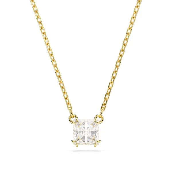 Swarovski Μενταγιόν Stilla Λευκό, Επιμετάλλωση σε χρυσαφί τόνο 5693153