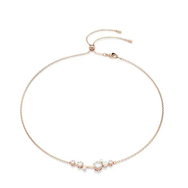 Swarovski Κολιέ Constella με ροζ χρυσό σε χρώμα 5729504