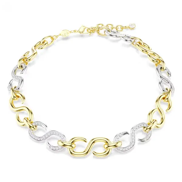 Swarovksi Κολιέ Dextera Στρογγυλή κοπή, Αλυσίδα, Λευκό, Φινίρισμα από διάφορα μέταλλα 5741795