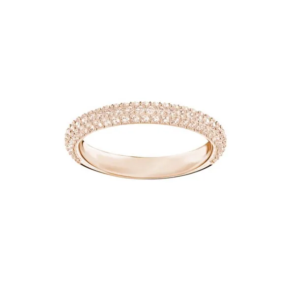 Swarovski Πέτρινο Μίνι Δαχτυλίδι Ροζ, Ροζ επιχρυσωμένο ασήμι 925ο 5412022