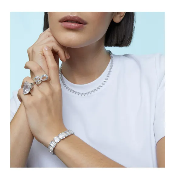 Swarovski Δαχτυλίδι κοκτέιλ Χιλιετίας Κρύσταλλα κοπής αχλάδι