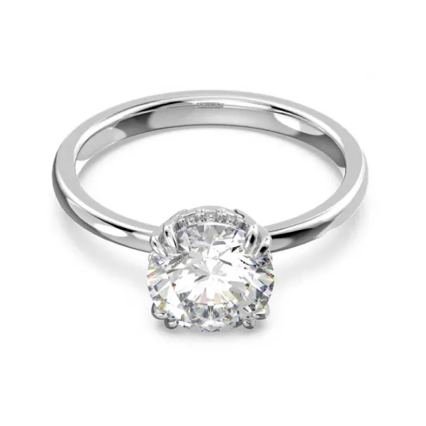 Swarovski Δαχτυλίδι κοκτέιλ Κονστέλα Πριγκίπισσα κομμένο Λευκό με ρόδιο 5642637