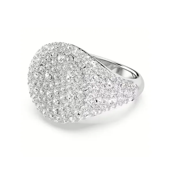 Swarovski Meteora cocktail ring White, Rhodium plated 5684245